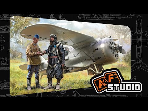 Видео: И-153 1:32 с Советскими пилотами