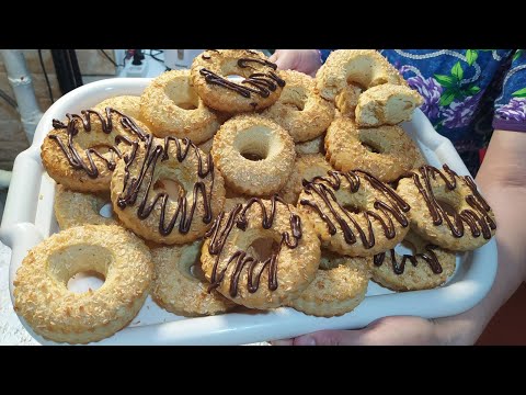 Видео: Быстро и просто! Печенье Молочные колечки! Я рекомендую!!!