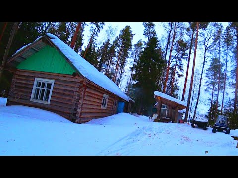 Видео: Живём Неделю в Лесной Избе.Ловим Щуку На Жерлицы и Самоловки.Готовлю Плов в Казане на Печи.Часть1
