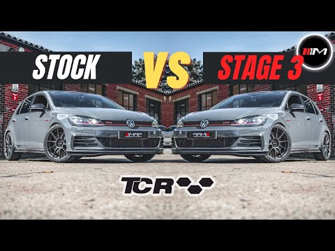 Видео: GOLF GTI TCR: СТАНДАРТНЫЙ VS STAGE 3!!