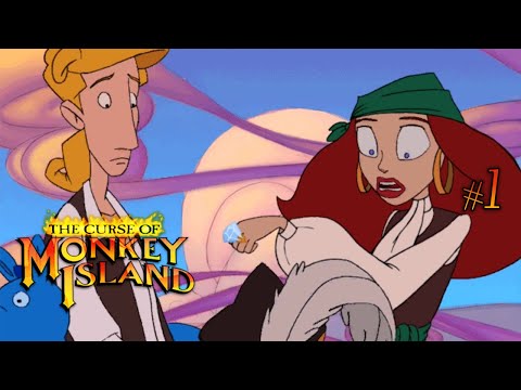 Видео: 1 Давайте поиграем в The Curse of Monkey Island
