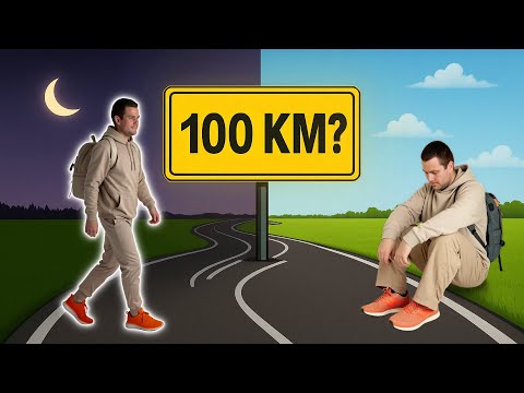 Видео: 100 км за 24 часа ПЕШКОМ. Как я ИЗМЕНИЛ себя