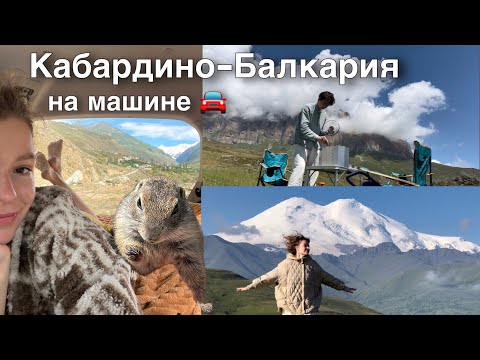 Видео: Эльбрус, Кабардино-Балкария, суслики, на машине по Кавказу🚗