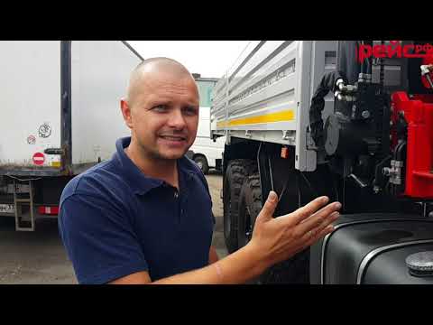 Видео: Кран-манипулятор INMAN IT 200 с буровой установкой