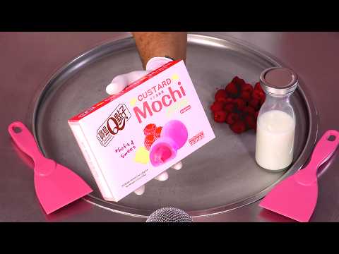 Видео: Я превращаю моти в роллы с мороженым! (-30°С) | Не разговаривать | АСМР