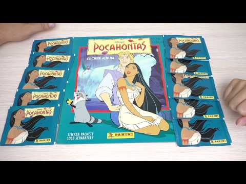 Видео: Покахонтас. Собираем коллекцию наклеек, часть 1