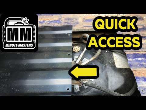Видео: Как сделать люк для быстрого доступа к топливному насосу | Ford F150 1995 года