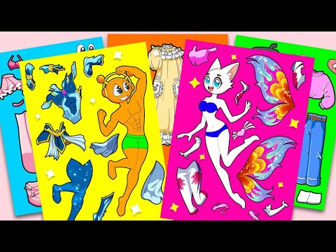 Видео: 💖 Поделки из бумаги 💖 OREN x WENDA: Кто покоряет мифические поделки своими руками? ✨ Комбинируйте...