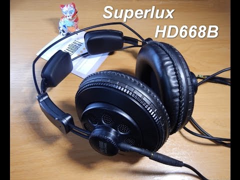 Видео: Superlux HD668B- отличные наушники,распаковка и обзор