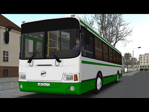 Видео: Пригородный ЛиАЗ в Омнинске : ЛиАЗ 5256 26.01