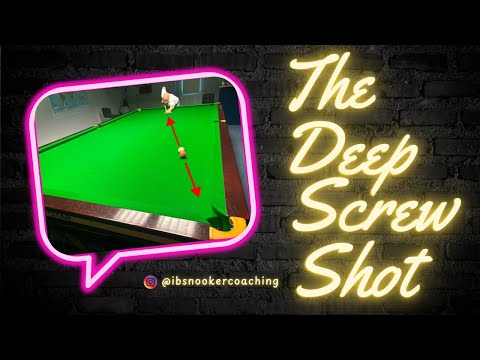 Видео: Глубокий винтовой удар — снукер