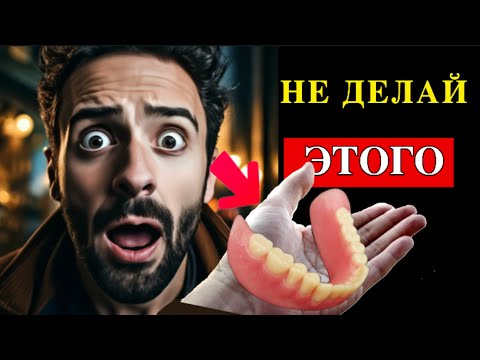 Видео: Почему НАДО снимать зубной протез на ночь! Не соверши ошибку…
