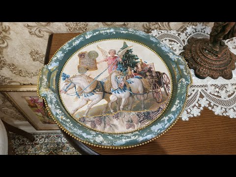 Видео: Сделала себе .. декор подноса.