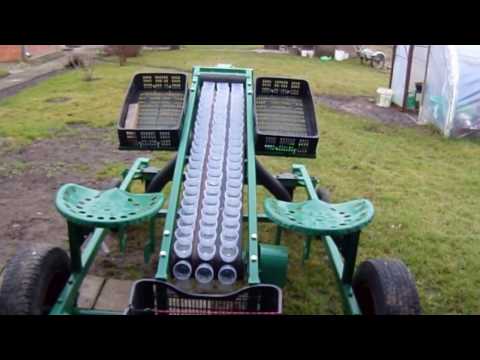 Видео: чесночная сажалка (размеры)   garlic planter.Сажалка для чеснока