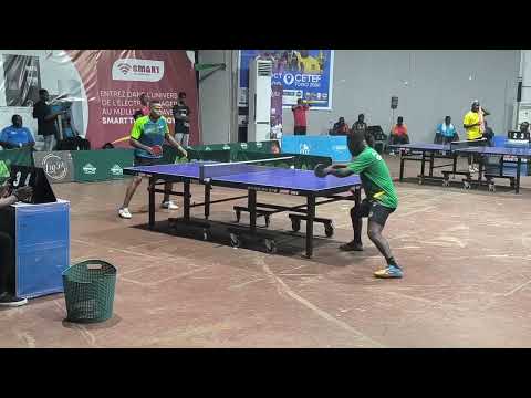 Видео: Гана Настольный теннис - Дэвид Ашонг против Альваро | Финал