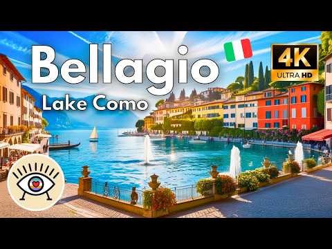 Видео: Белладжио, Италия — Озеро Комо — ✅ Пешеходная экскурсия в разрешении 4K|UHD — с субтитрами!  - АСМР