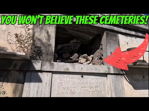 Видео: ВЫ НЕ ПОВЕРИТЕ, ЧТО Я УВИДЕЛ на этих кладбищах Нового Орлеана!