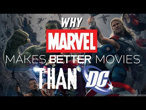 Видео: Почему Marvel снимает фильмы лучше, чем DC