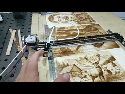 Видео: АККО-9 мини ЧПУ для пирографии