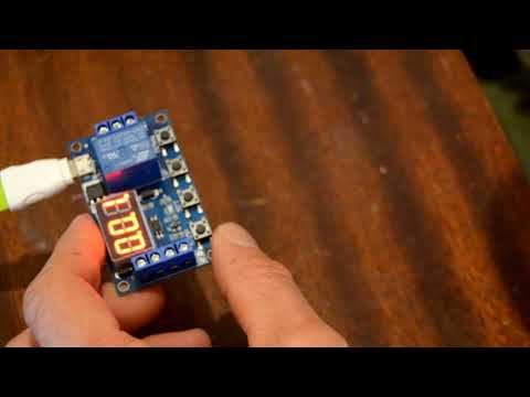 Видео: Таймер JZ-801 он же реле времени