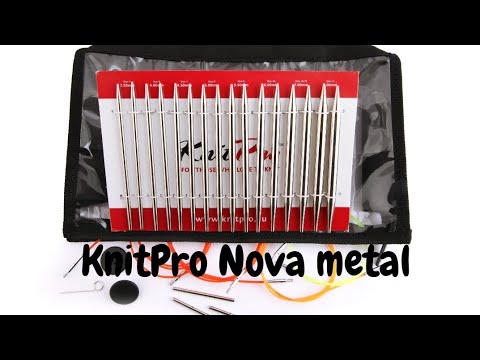 Видео: Обзор набора спиц фирмы KnitPro - Nova metal арт. 10613