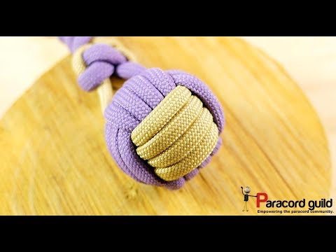 Видео: Двухцветный узел «Обезьяний кулак»