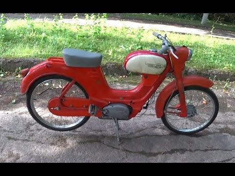 Видео: Мопед Ява / Jawetta Sport (typ 551) 1961