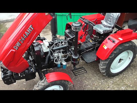 Видео: Обзор мини-трактора DW 244 AHT