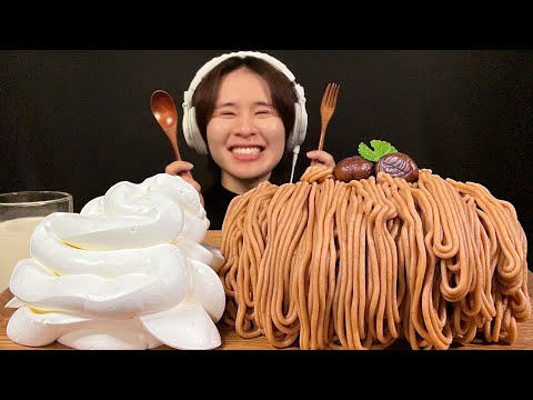 Видео: ASMR блины «Монблан»‼️【субтитры/Мукбанг/Звуки еды】