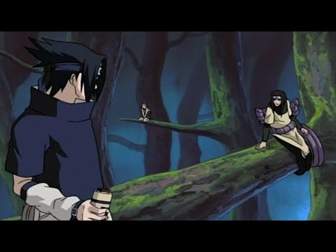 Видео: "Что это за сила?!" Саске удивляется с силы Орочимару/Саске против Орочимару в Лесу смерти.