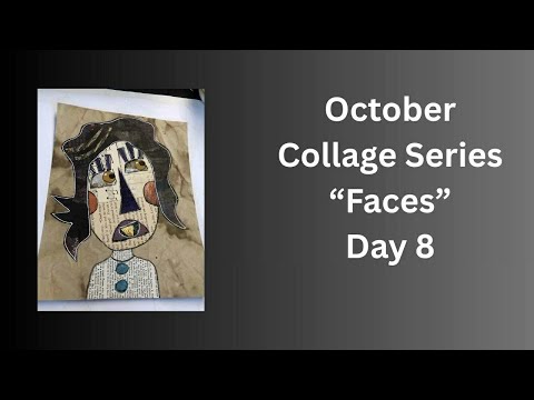 Видео: Октябрьская серия коллажей «Лица». День 8