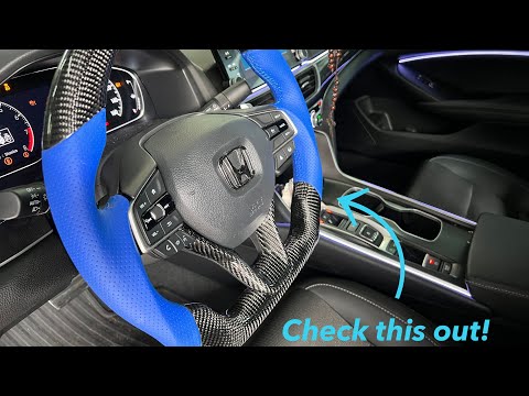 Видео: Установка рулевого колеса Honda Accord Custom с 2018 по 2022 год