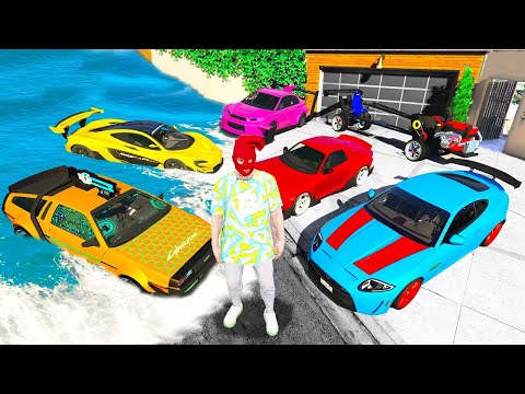 Видео: УГНАЛ КУЧУ ЧИТ ТАЧЕК ВО ВРЕМЯ ЦУНАМИ В ГТА 5! БИТВА ВОРОВ ГТА 5! ГТА 5 МОДЫ!