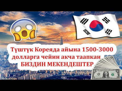 Видео: Түштүк Корея өлкөсүндө мыйзамдуу иштөө жолдору // Мекендешибиз менен МАЕК