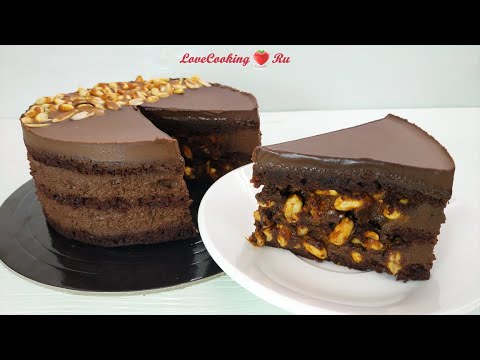 Видео: Торт "Сникерс" без молока и яиц | Можно в пост | Vegan Cake Snickers | LoveCookingRu