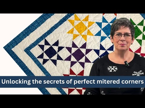 Видео: 🧵 Урок по созданию квилта: пришивание нескольких кайм с помощью угловых соединений | День мастер-...