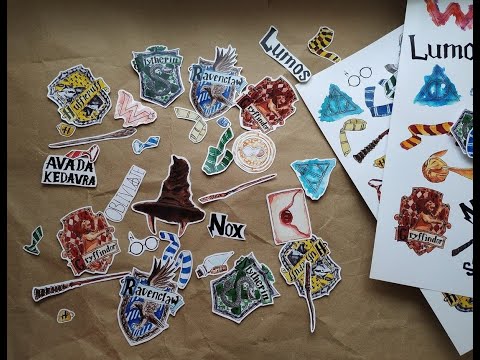 Видео: ОБЗОР СКЕТЧБУКА И ГАРРИ ПОТТЕР 1/3