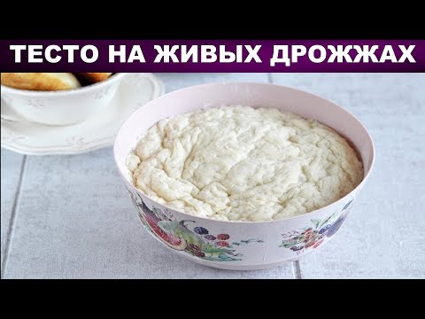 Видео: Тесто на живых дрожжах 💝 Как приготовить ТЕСТО на ЖИВЫХ ДРОЖЖАХ