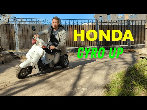 Видео: Грузовик среди скутеров-HONDA GYRO UP