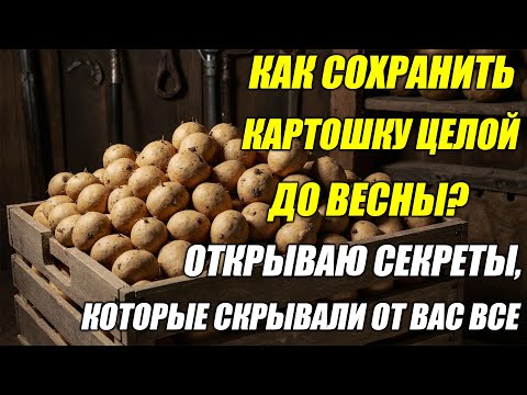 Видео: Картошка до весны: как хранить правильно и без потерь.Секреты идеального хранения картофеля