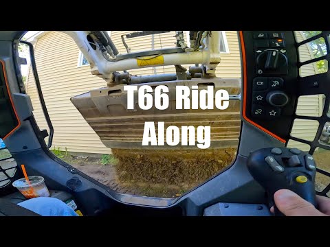 Видео: Выравнивание приусадебного участка с помощью Bobcat T66!