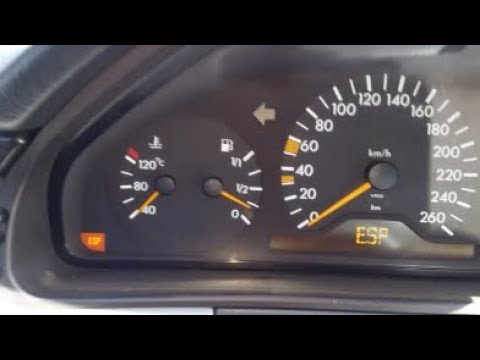 Видео: Mercedes E420 W210 - Не работает ESP