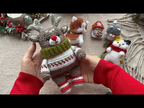 Видео: 🏠Разные вязаные котики 🐾 и другие игрушки 🧶11.24