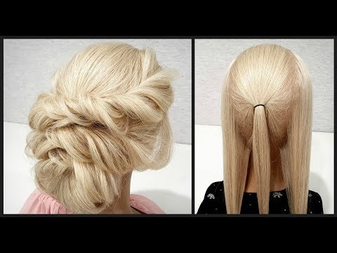 Видео: Греческая прическа. Легкий вариант для Самой Себя. Greek hairstyle. Easy option for Yourself.