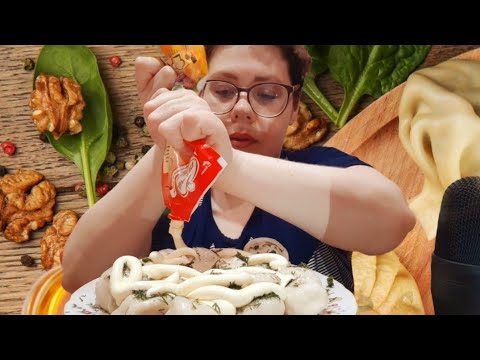 Видео: АСМР мукбанг, обжор, хинкали/Сестра еще в пути, снова обманула