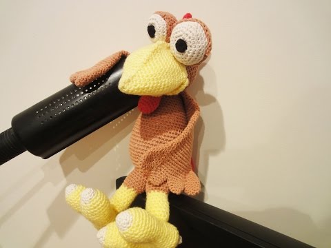 Видео: Петух Морхухн Ч-3 Cock Moorhuhn Crochet Р-3