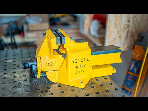 Видео: Упал и треснул! Восстановление Record 112 Heavy Duty Vice