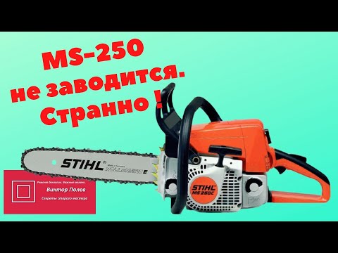 Видео: Штиль (Stihl) 250 не заводится  С чего бы это!? Зажигание #ВикторПолев