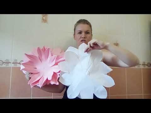 Видео: Фантазийный цветок.  Часть 2./  Free master class.Flower an isolon
