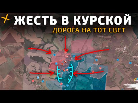 Видео: Жесть в Курской области. В плен не берут 💥 | Карта боевых действий на 26 февраля 2025 года